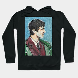 Retro Scooter, Classic Scooter, Scooterist, Scootering, Scooter Rider, Mod Art Hoodie